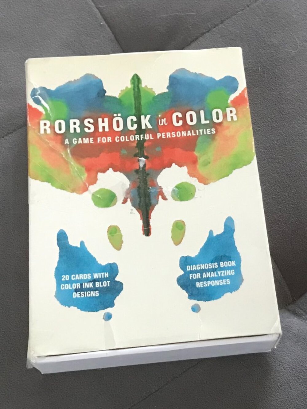 Rorshock in Color Cards Rorschach Inkblot Cards